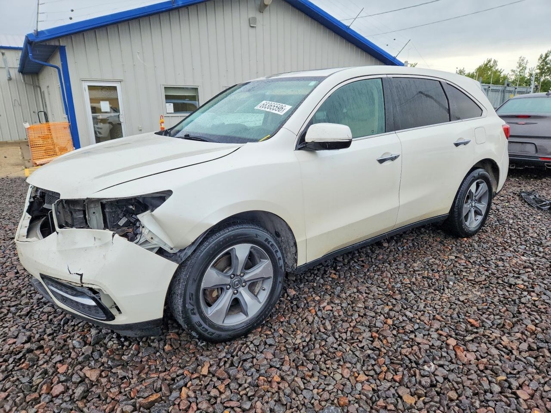 Vista de 2016 ACURA MDX, ángulo 1