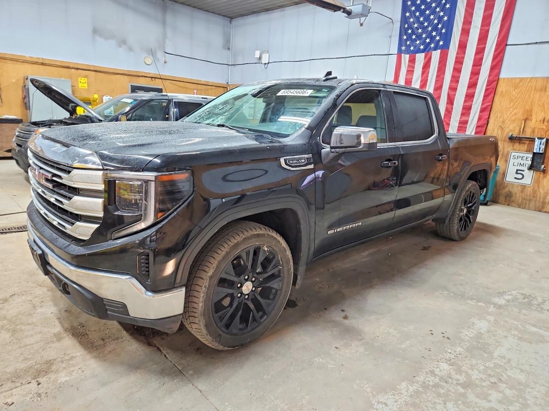 Vue de 2024 GMC SIERRA K1500 SLE, angle 1