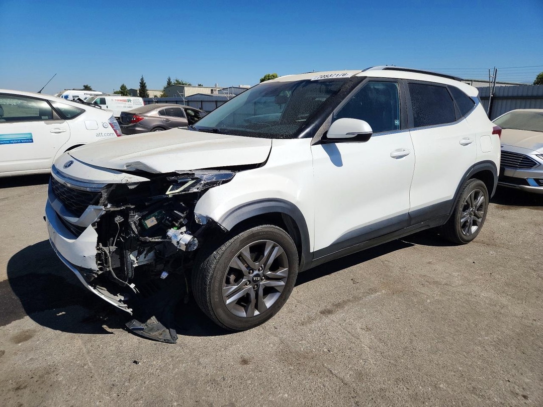 منظر 2021 KIA SELTOS S، زاوية 1