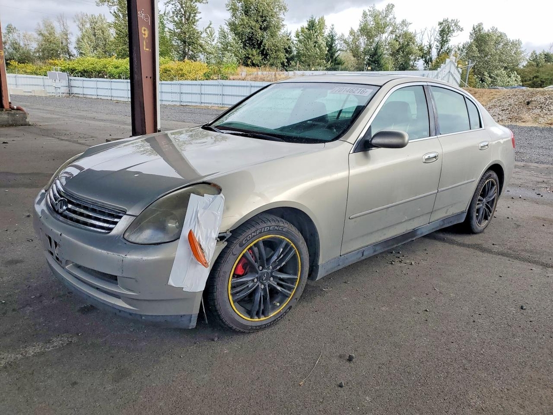 Вид 2003 INFINITI G35 BASE, угол 1