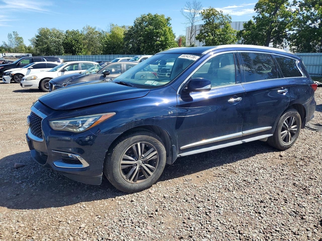 منظر 2019 INFINITI QX60 LUXE، زاوية 1