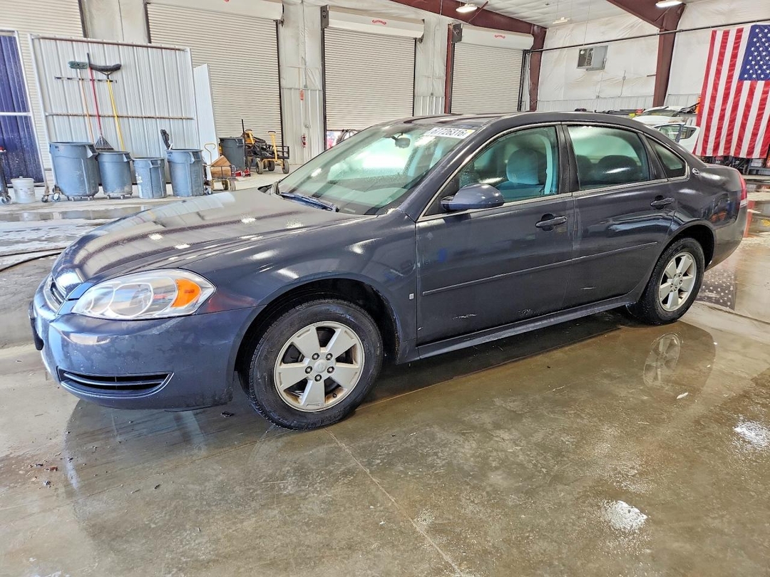 Vue de 2009 CHEVROLET IMPALA 1LT, angle 1