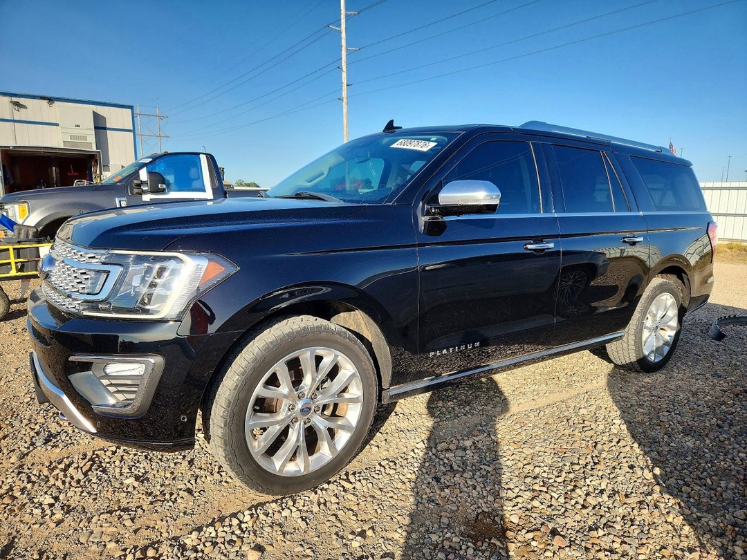 Vedere 2018 FORD EXPEDITION MAX PLATINUM, unghi 1
