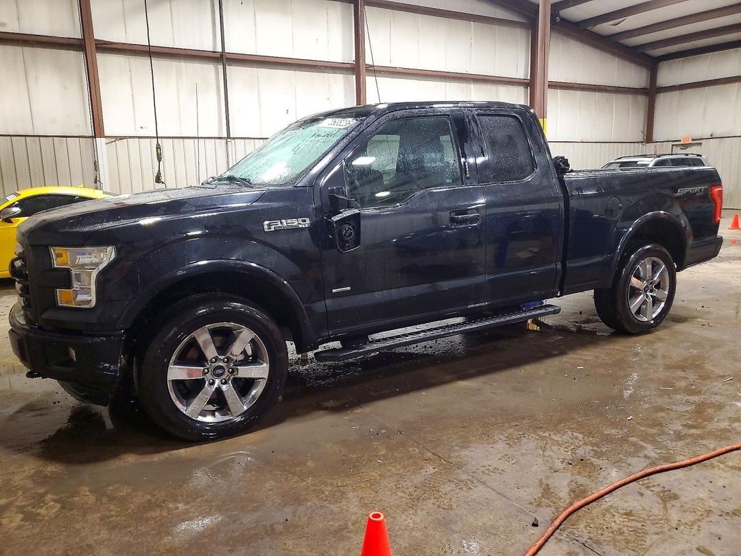 Вид 2015 FORD F150 SUPER CAB, угол 1