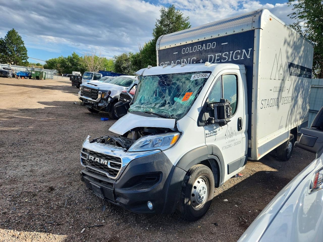 منظر 2023 RAM PROMASTER 3500 BOX TRUCK، زاوية 1