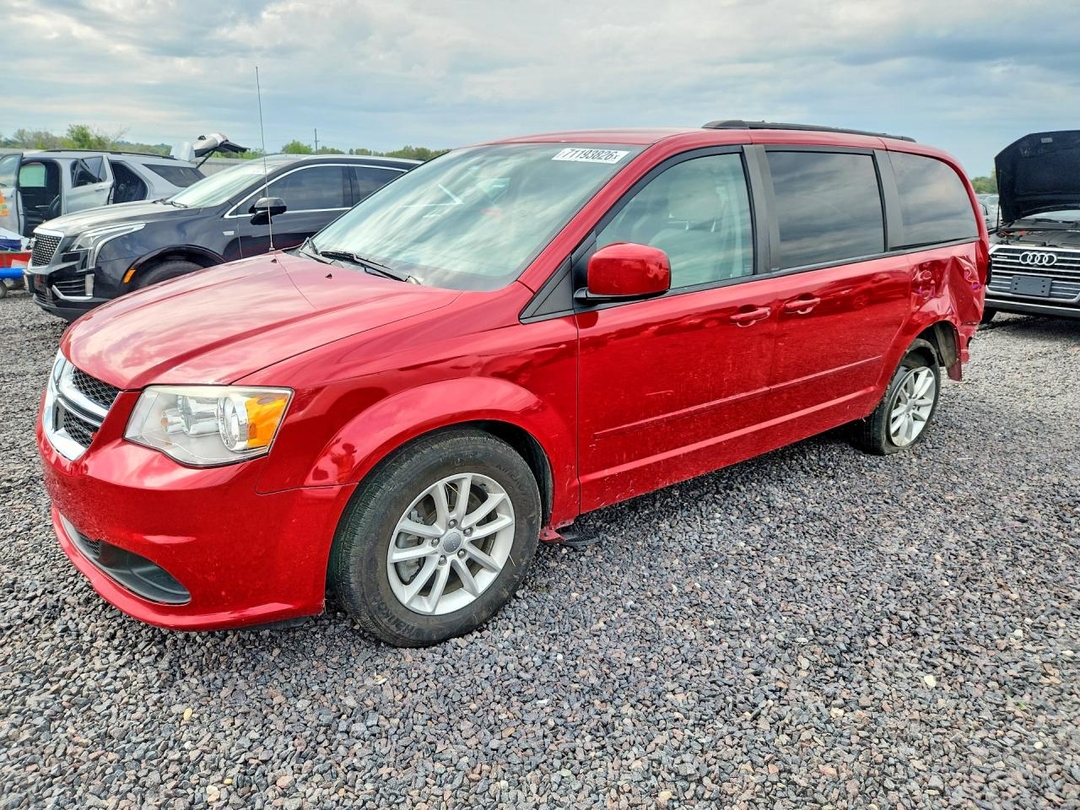 Vue de 2013 DODGE GRAND CARAVAN SXT, angle 1