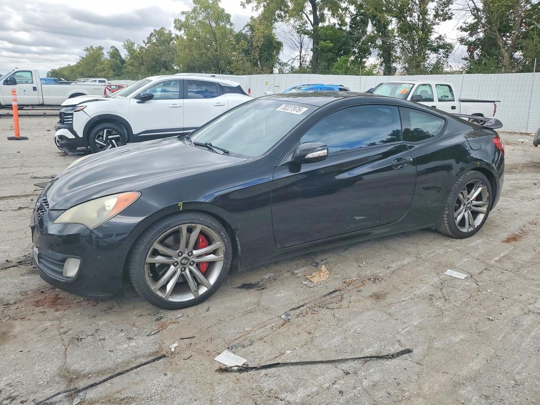 Vue de 2010 HYUNDAI GENESIS COUPE 3.8L TRACK, angle 1