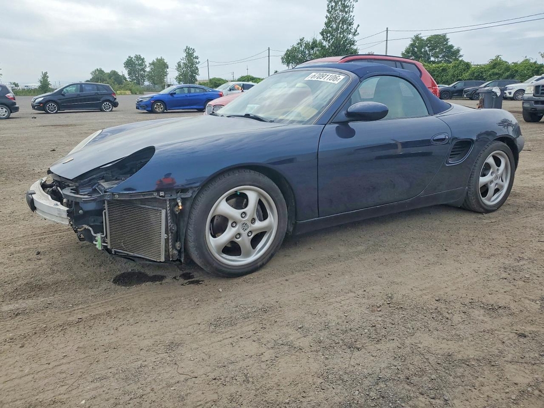 Вид 1998 PORSCHE BOXSTER, угол 1