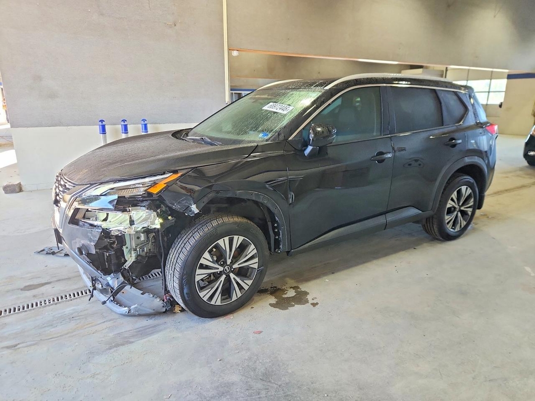 منظر 2021 NISSAN ROGUE SV، زاوية 1