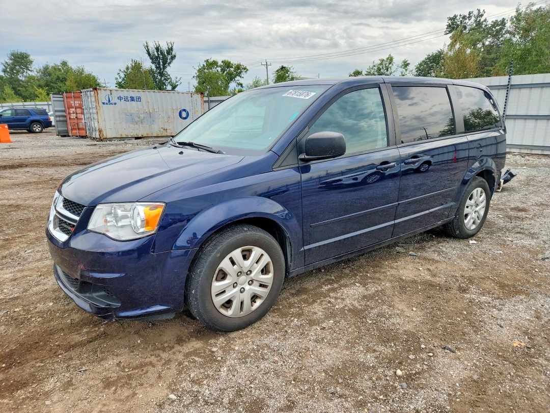 Vue de 2016 DODGE GRAND CARAVAN SE, angle 1