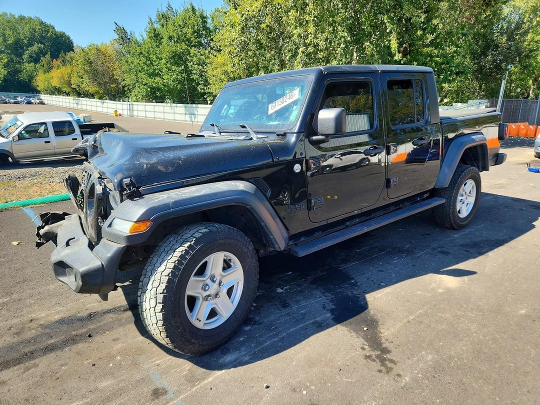منظر 2020 JEEP GLADIATOR SPORT، زاوية 1