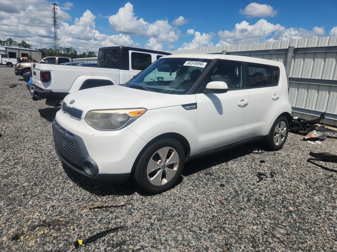 منظر 2015 KIA SOUL BASE، زاوية 1