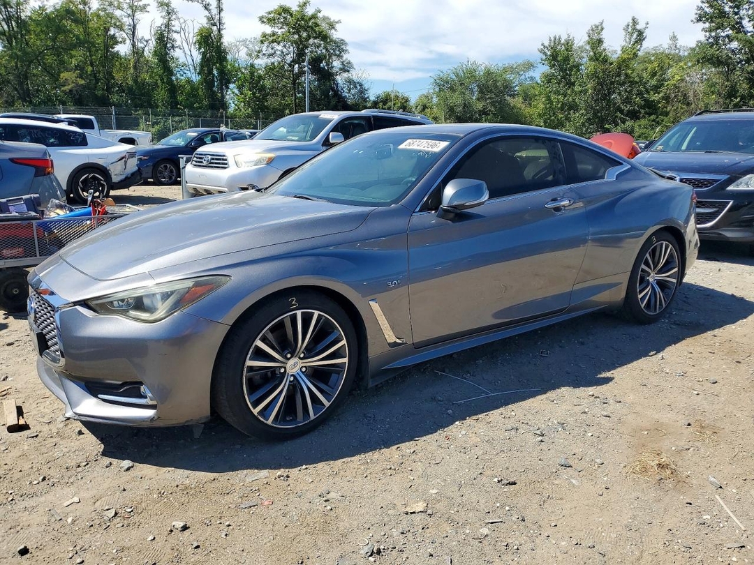 منظر 2017 INFINITI Q60 3.0T PREMIUM، زاوية 1