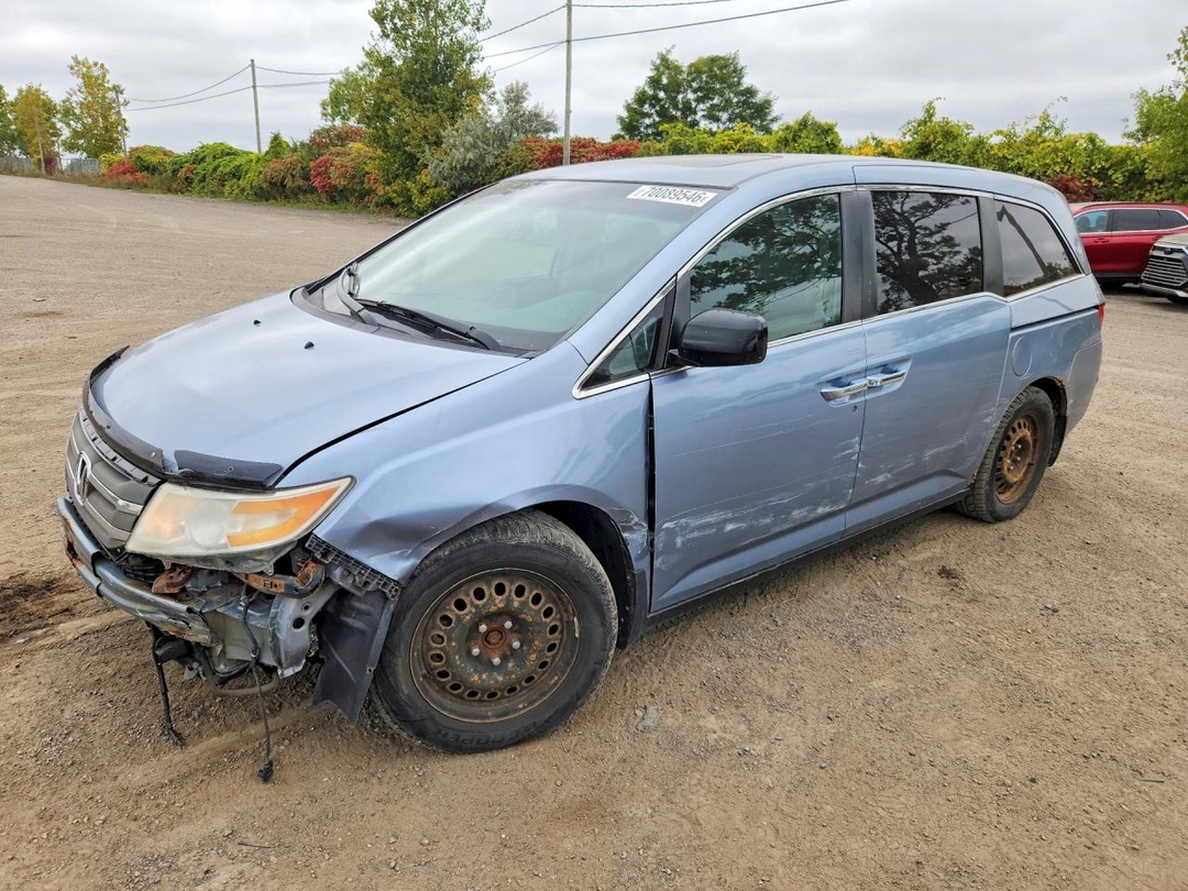 Вид 2011 HONDA ODYSSEY EXL, угол 1