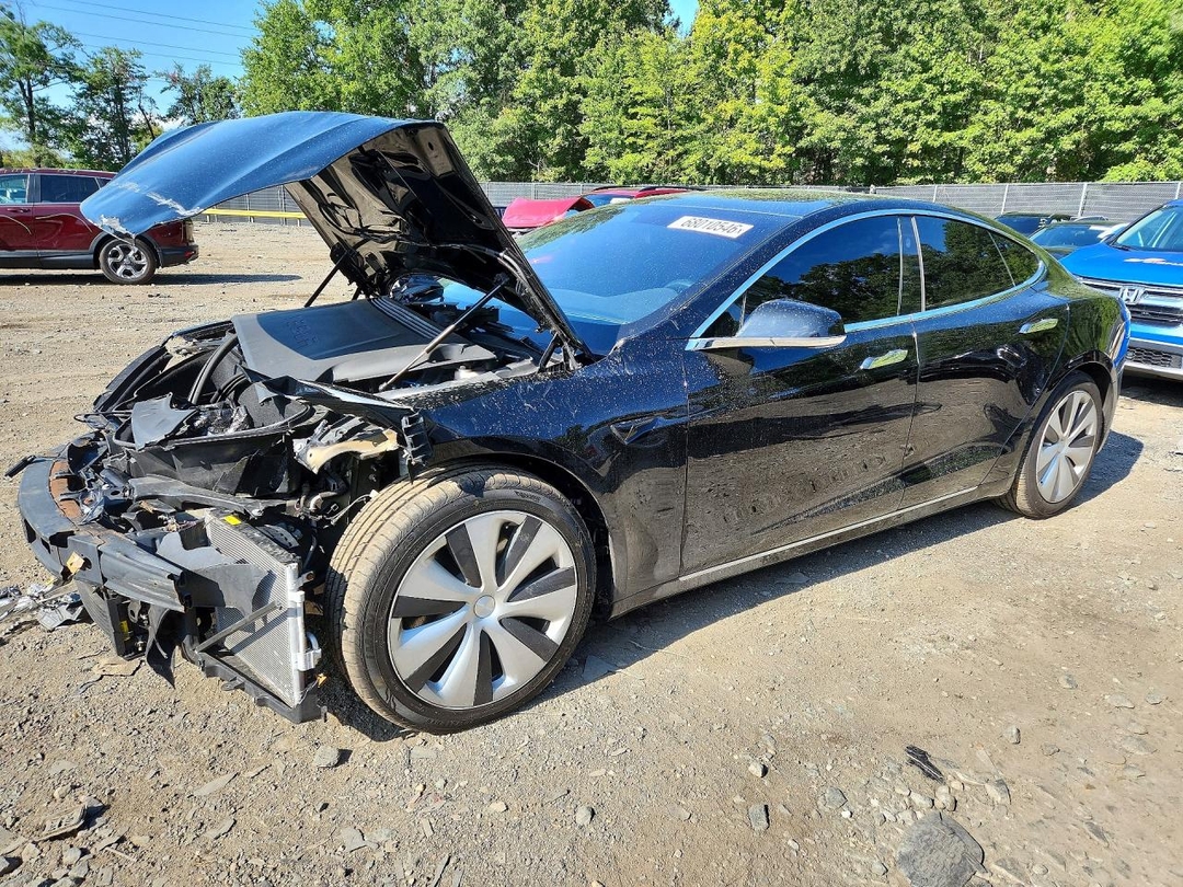 Vedere 2021 TESLA MODEL S, unghi 1