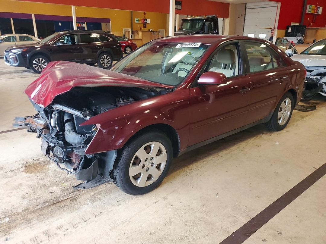 Vista de 2009 HYUNDAI SONATA GLS, ángulo 1