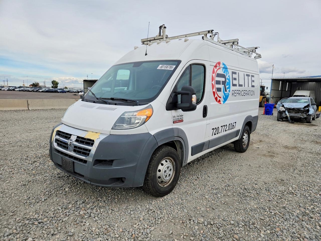 Vue de 2018 RAM PROMASTER 2500 2500 HIGH, angle 1