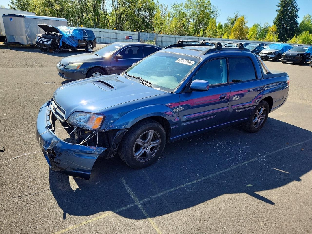 Vue de 2006 SUBARU BAJA TURBO, angle 1
