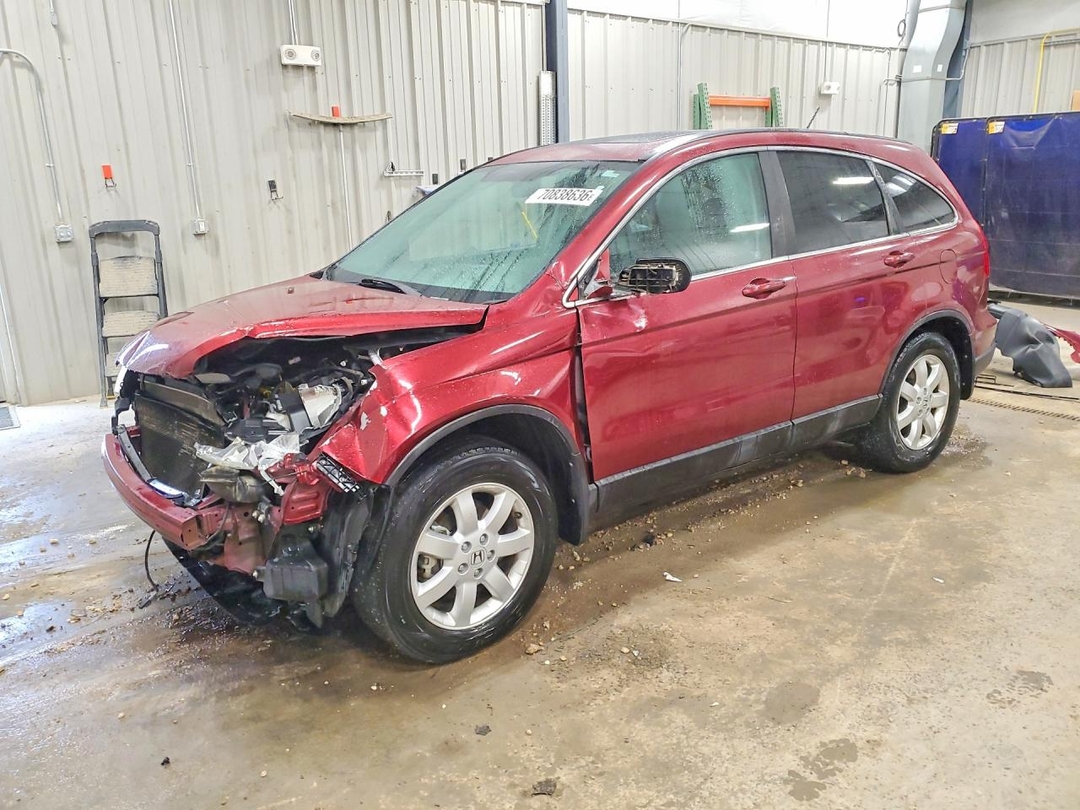 Вид 2009 HONDA CR-V EXL, угол 1