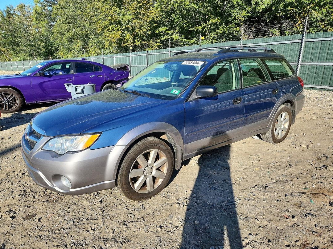 Vue de 2008 SUBARU OUTBACK 2.5I, angle 1