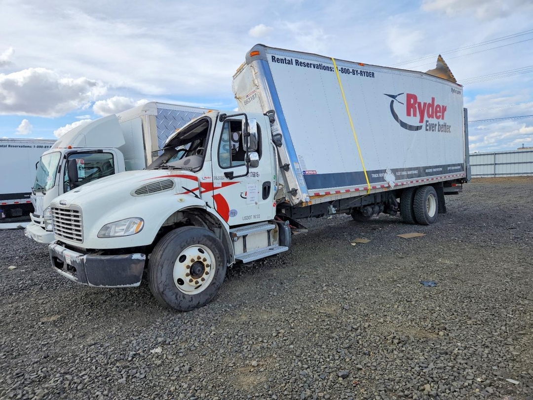 Vista de 2019 FREIGHTLINER BUSINESS CLASS M2 BOX TRUCK, ángulo 1