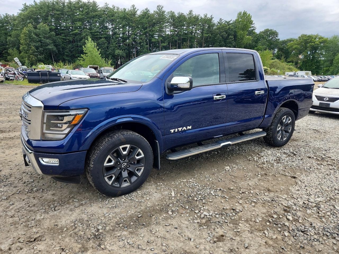 منظر 2023 NISSAN TITAN PLATINUM RESERVE، زاوية 1