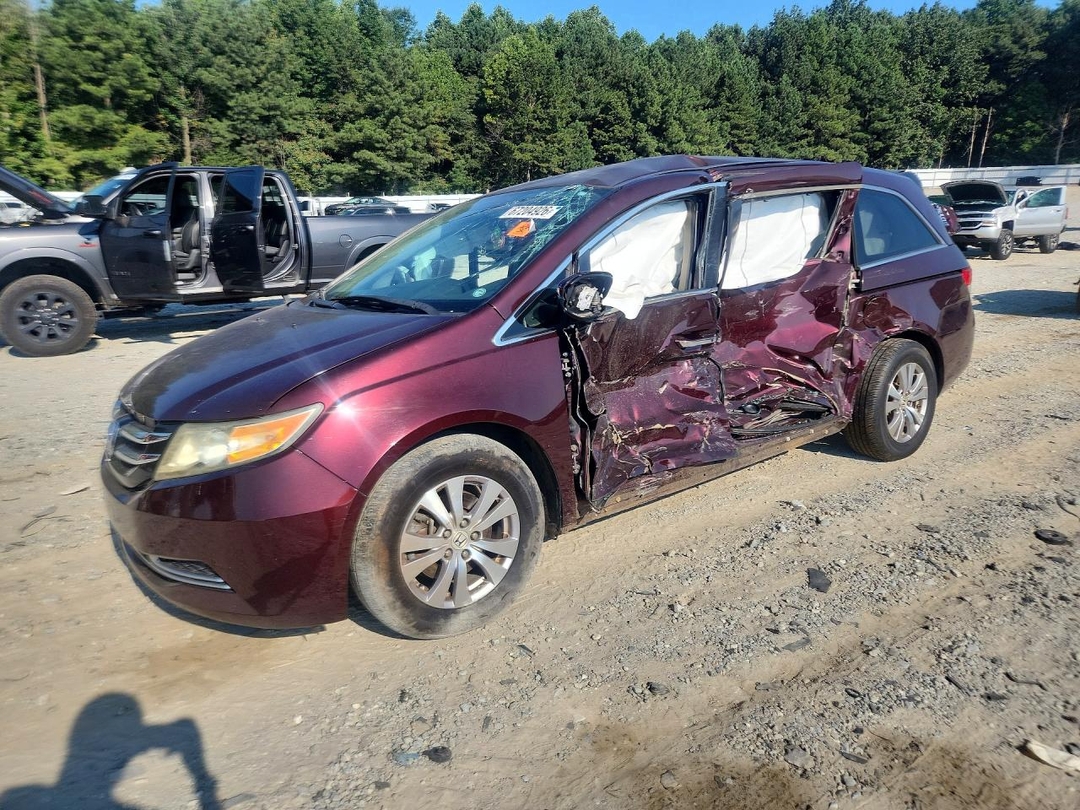 Vista de 2015 HONDA ODYSSEY EX, ángulo 1