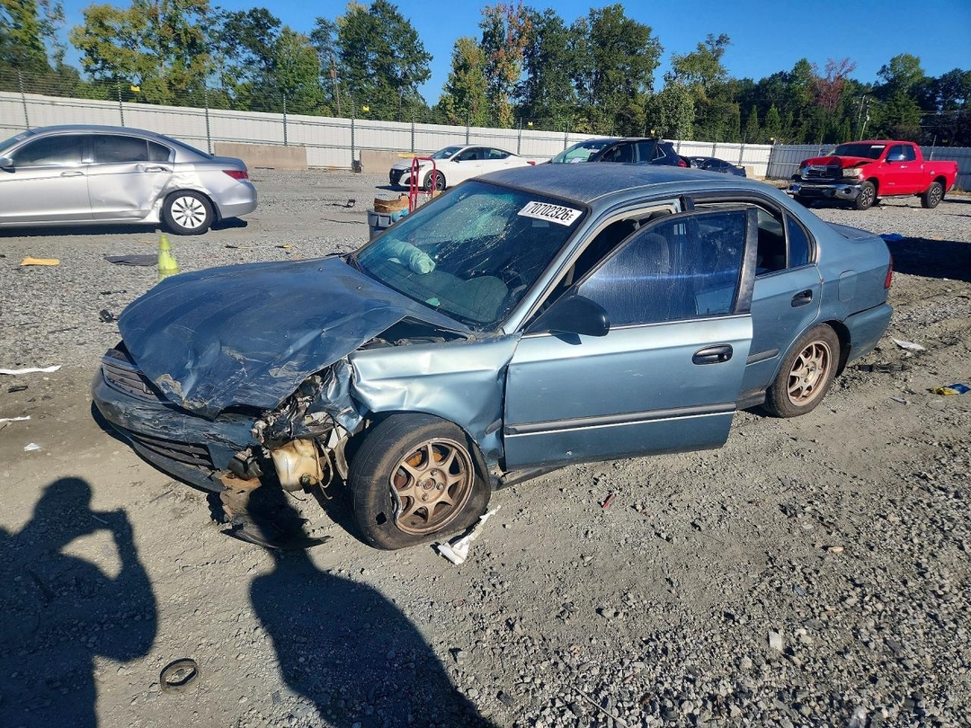 Вид 2000 HONDA CIVIC LX, угол 1
