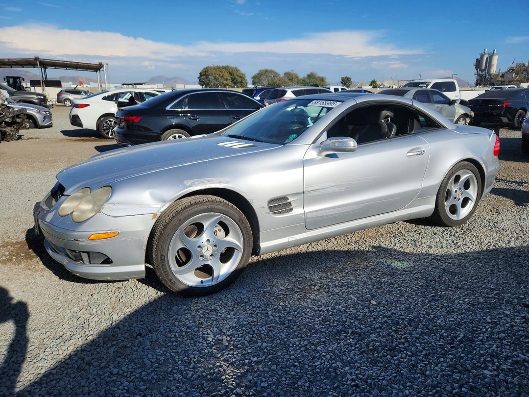 Vista de 2005 MERCEDES-BENZ SL 500, ángulo 1