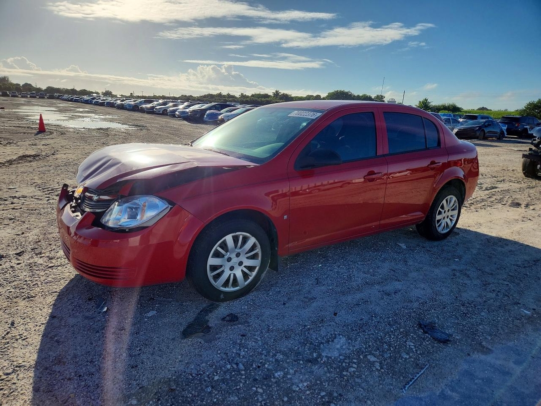 Vue de 2009 CHEVROLET COBALT LS, angle 1