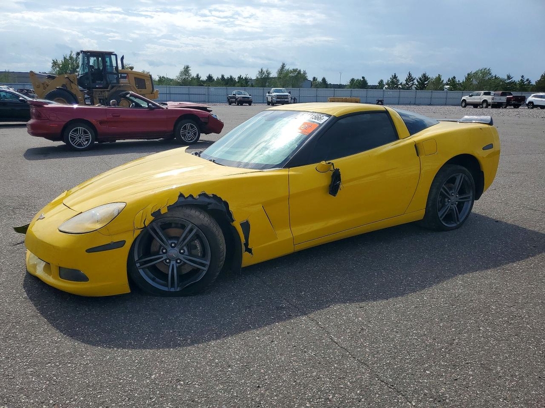 منظر 2008 CHEVROLET CORVETTE، زاوية 1