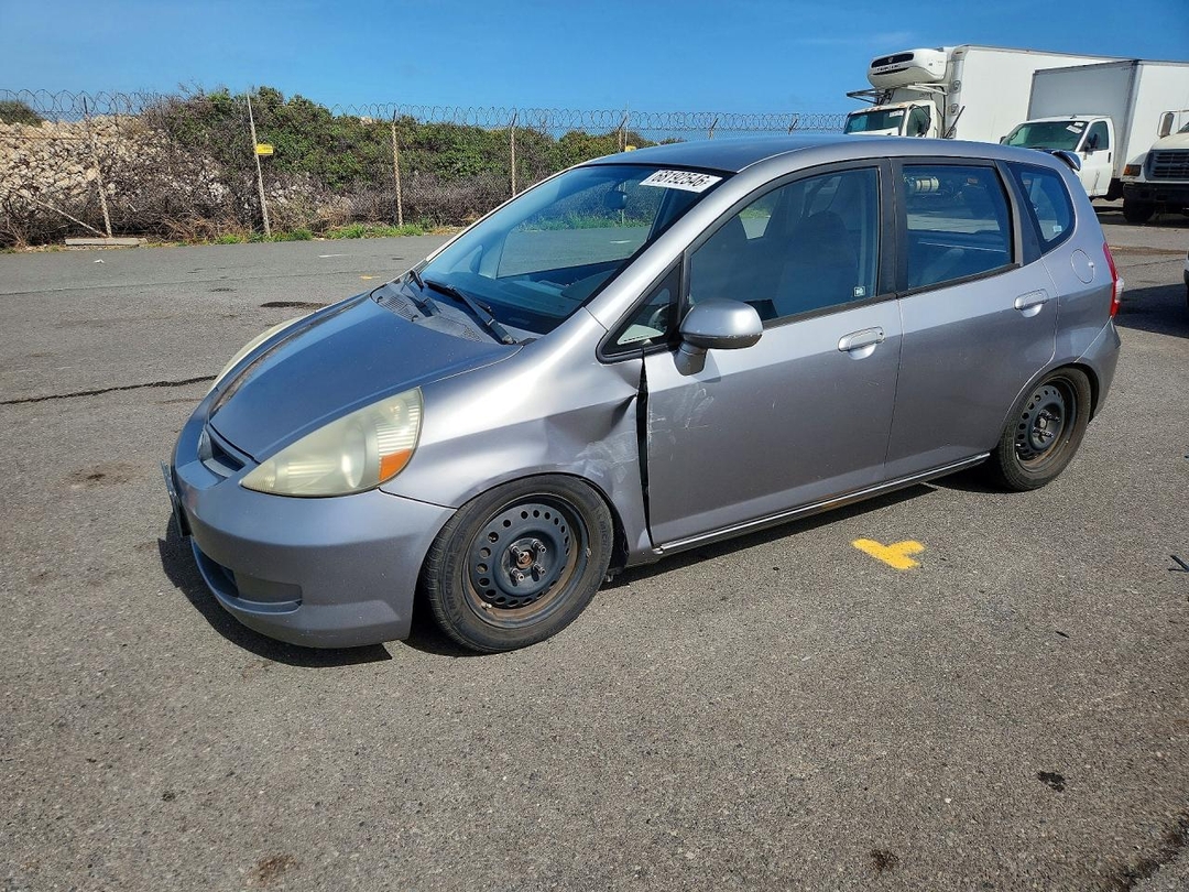 منظر 2007 HONDA FIT، زاوية 1