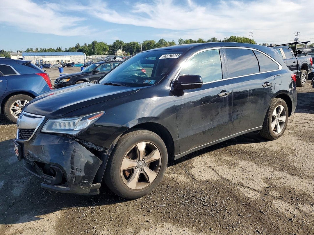 Vue de 2016 ACURA MDX, angle 1