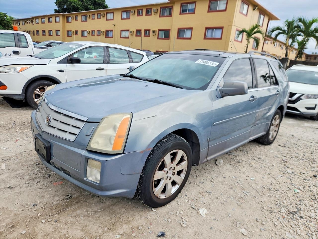 منظر 2008 CADILLAC SRX، زاوية 1