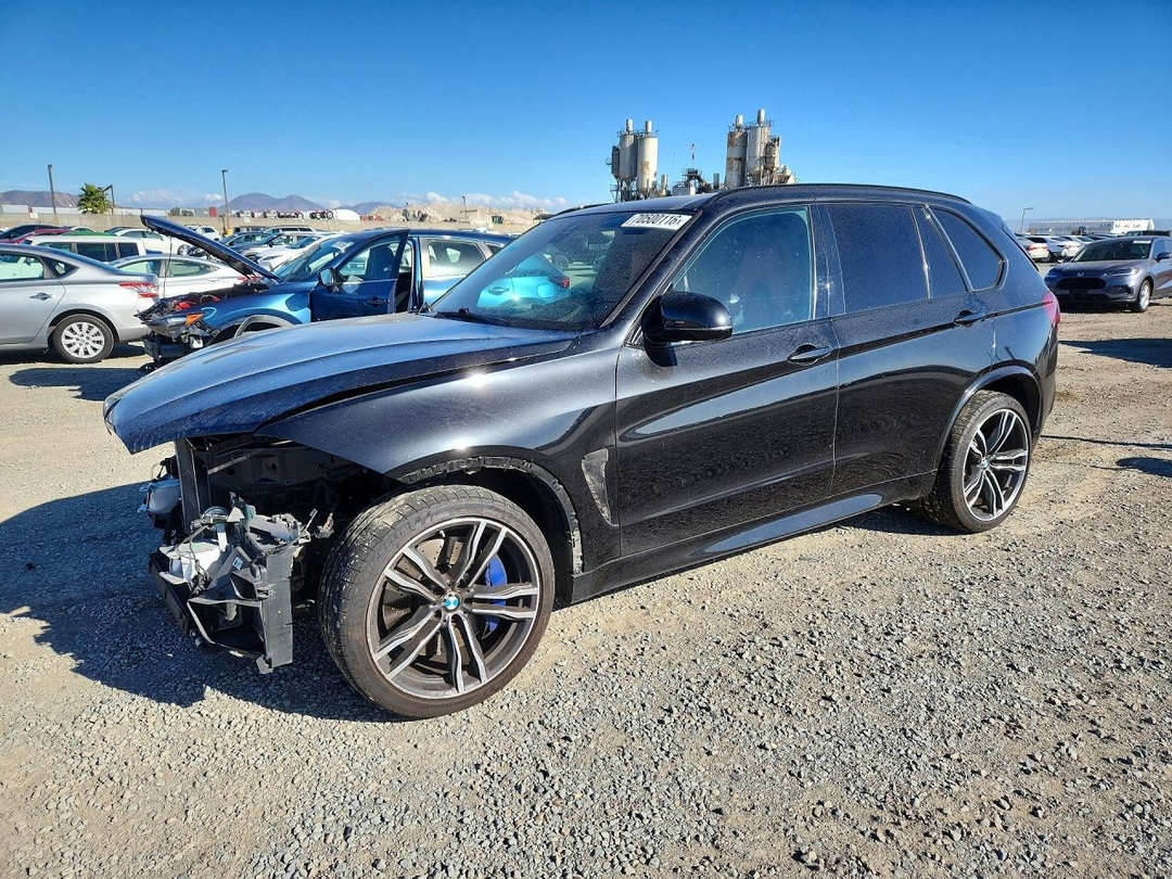 Vedere 2018 BMW X5 M, unghi 1