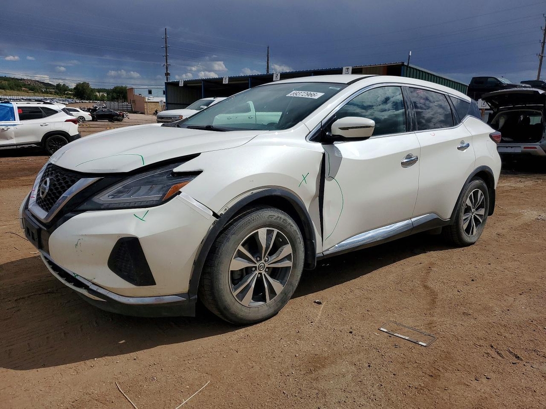 Vue de 2019 NISSAN MURANO S, angle 1