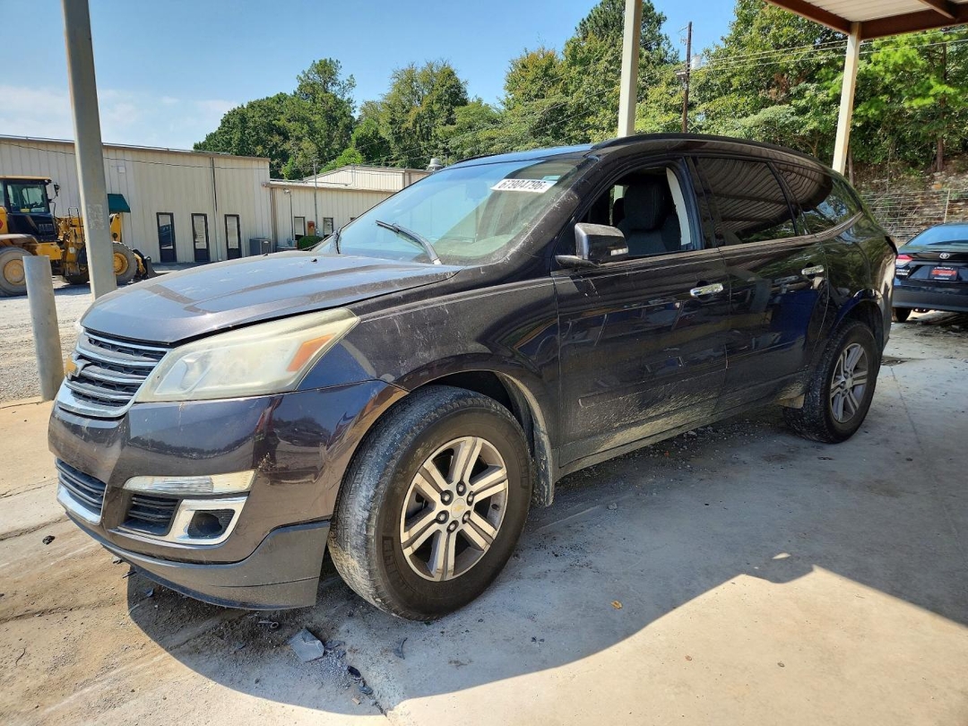 Vista de 2015 CHEVROLET TRAVERSE LT, ángulo 1