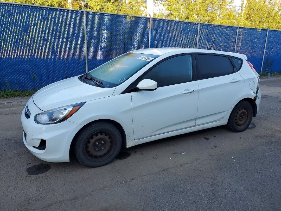 Vista de 2013 HYUNDAI ACCENT GLS, ángulo 1