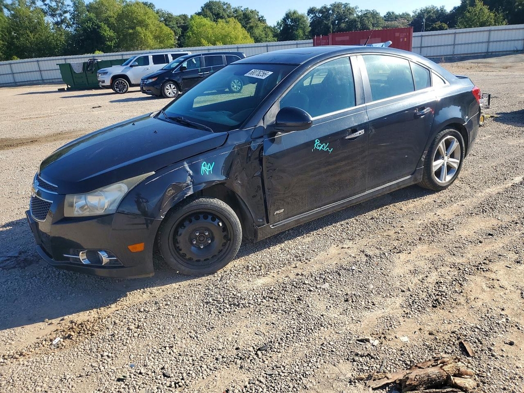 Vue de 2012 CHEVROLET CRUZE LT, angle 1
