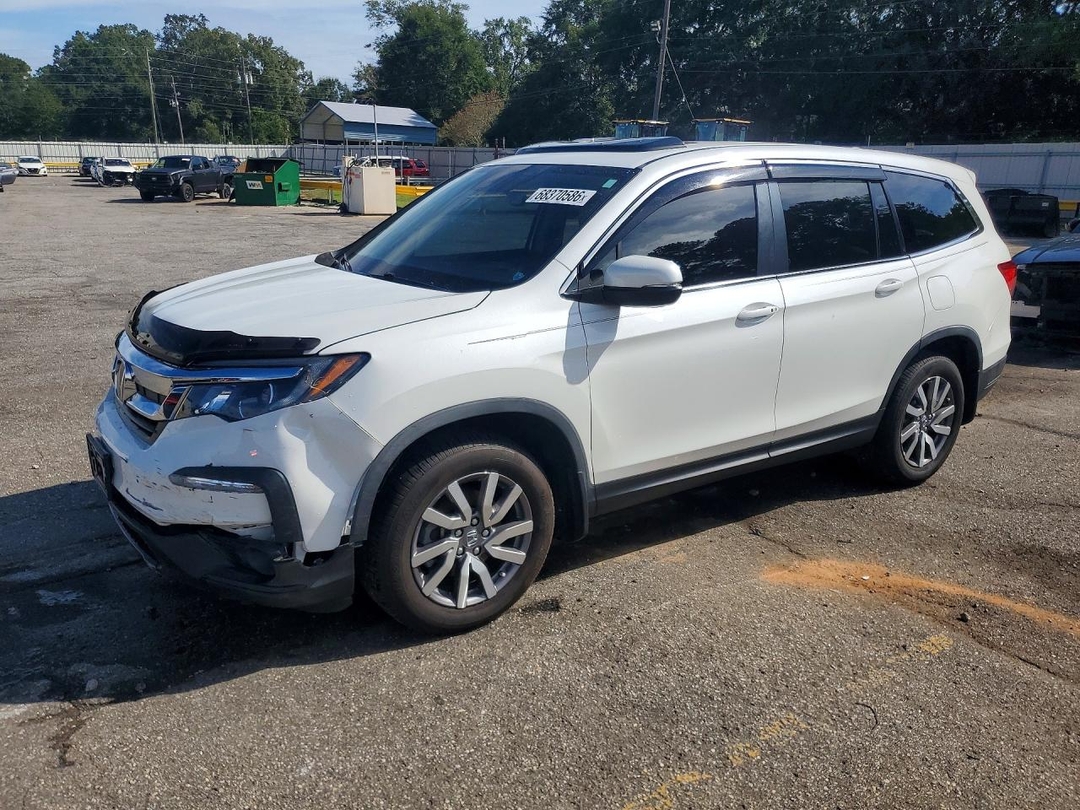 Вид 2021 HONDA PILOT EXL, угол 1