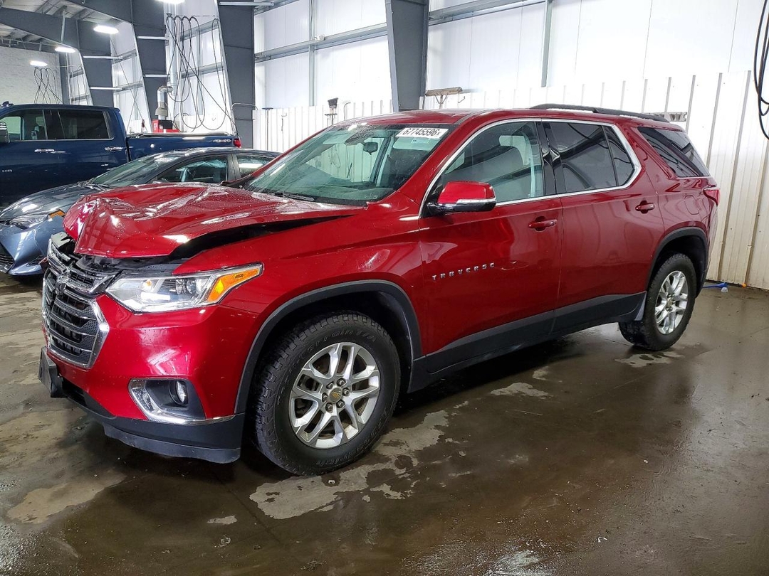 Вид 2019 CHEVROLET TRAVERSE LT, угол 1