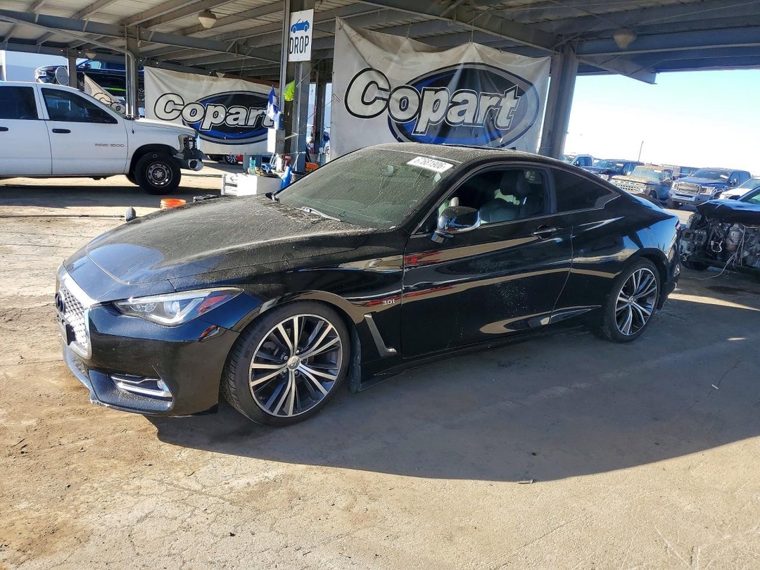 منظر 2017 INFINITI Q60 3.0T PREMIUM، زاوية 1