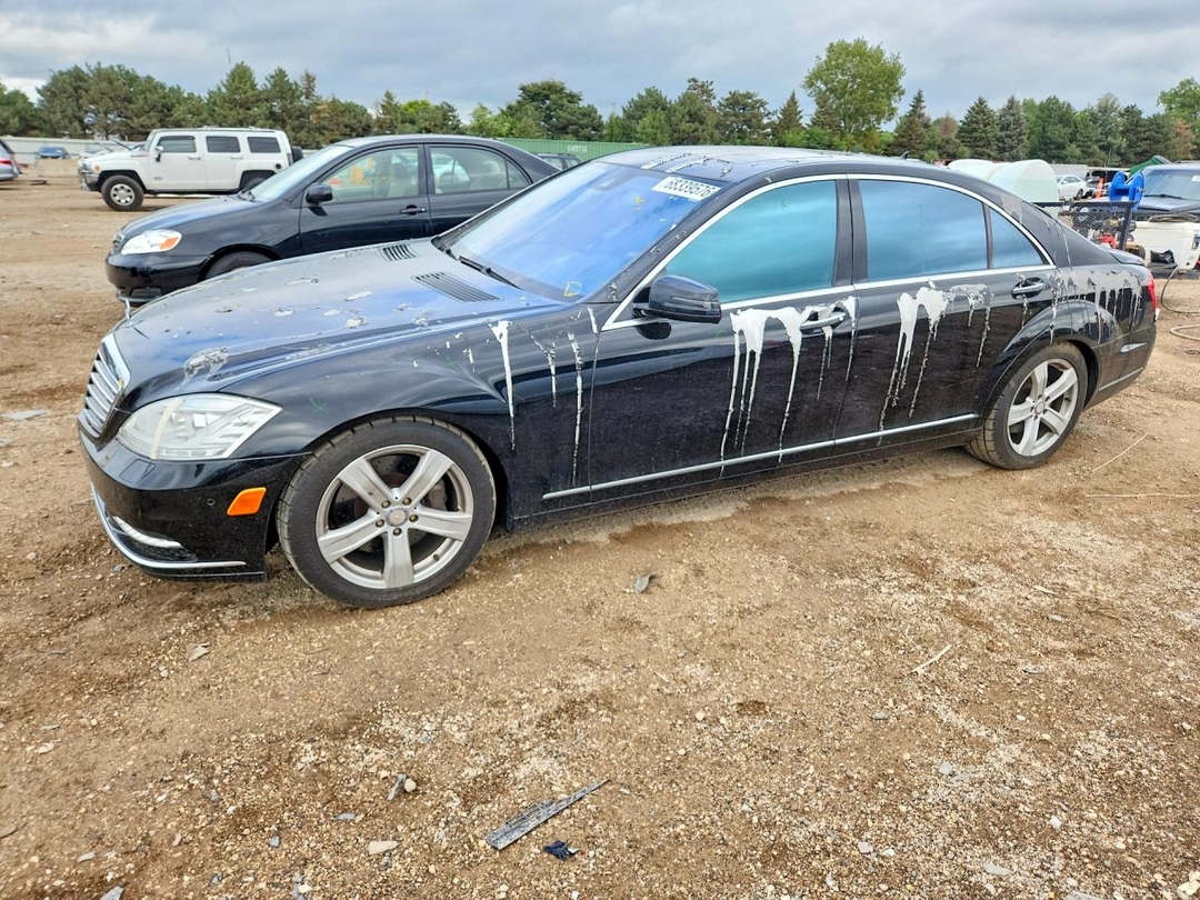 Вид 2010 MERCEDES-BENZ S 550 4MATIC, угол 1