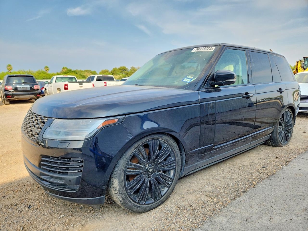 منظر 2019 LAND ROVER RANGE ROVER SUPERCHARGED، زاوية 1