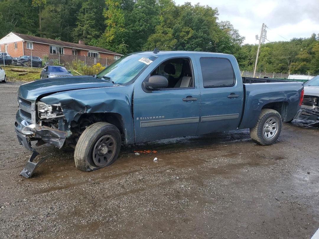 Вид 2009 CHEVROLET SILVERADO C1500, угол 1