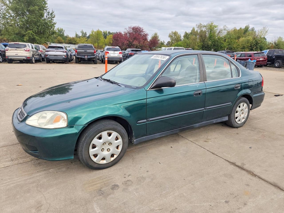 Вид 2000 HONDA CIVIC LX, угол 1