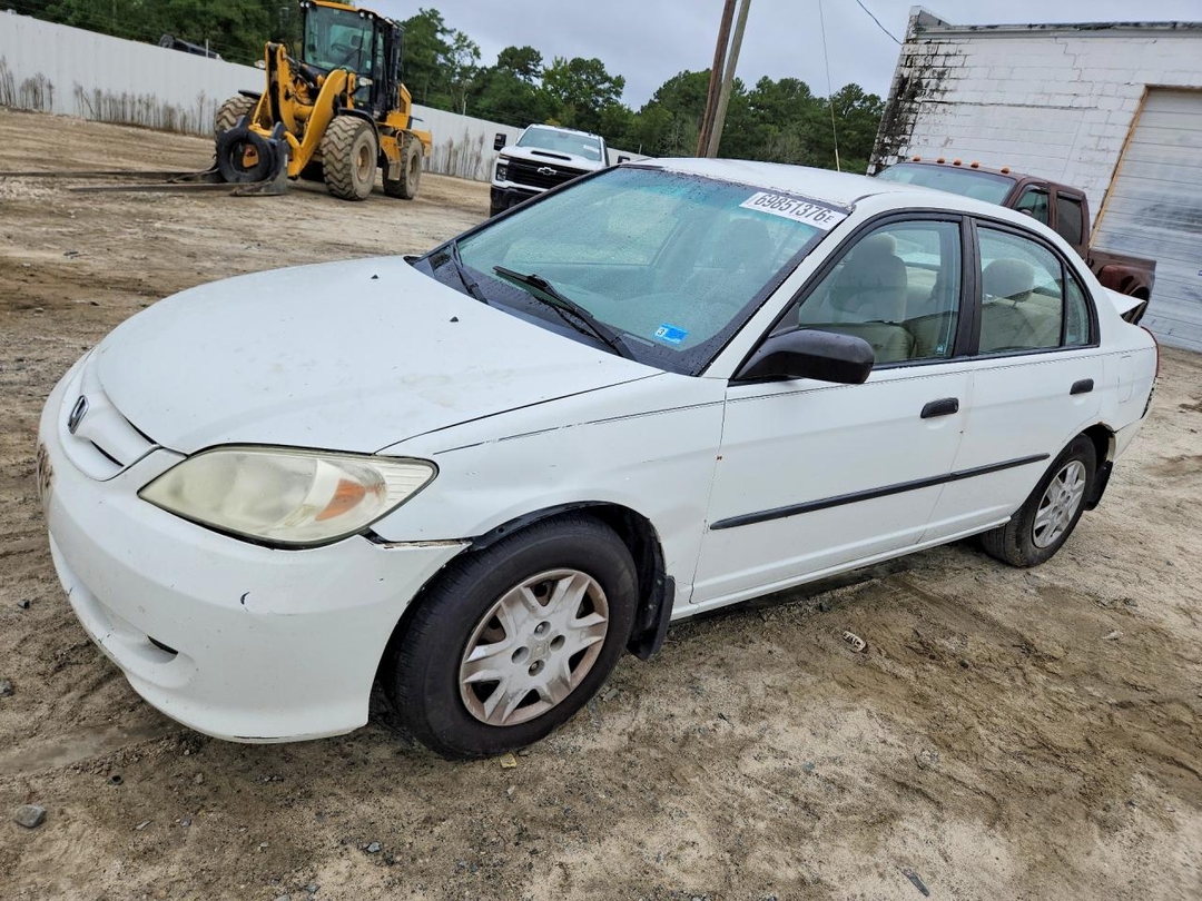 Vue de 2005 HONDA CIVIC DX VP, angle 1