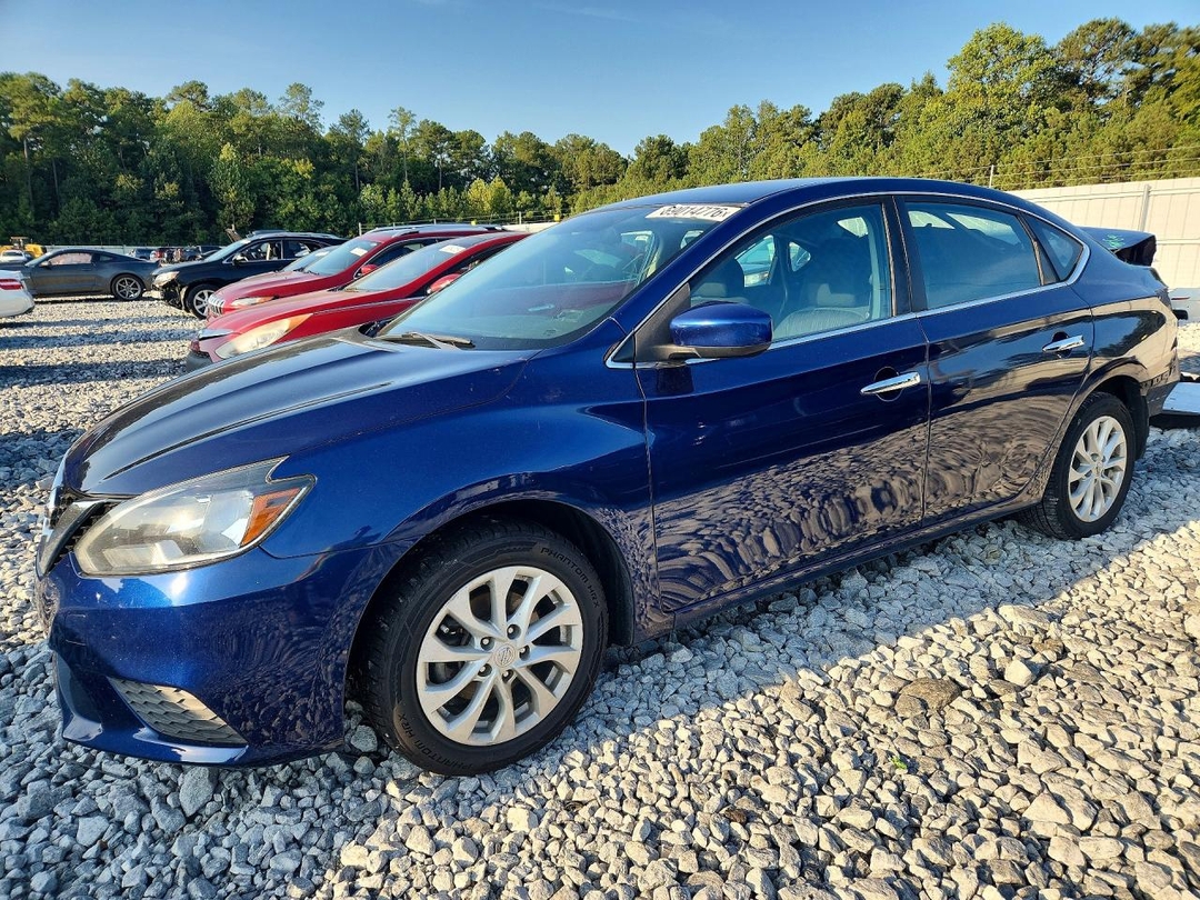 Вид 2019 NISSAN SENTRA SV, угол 1
