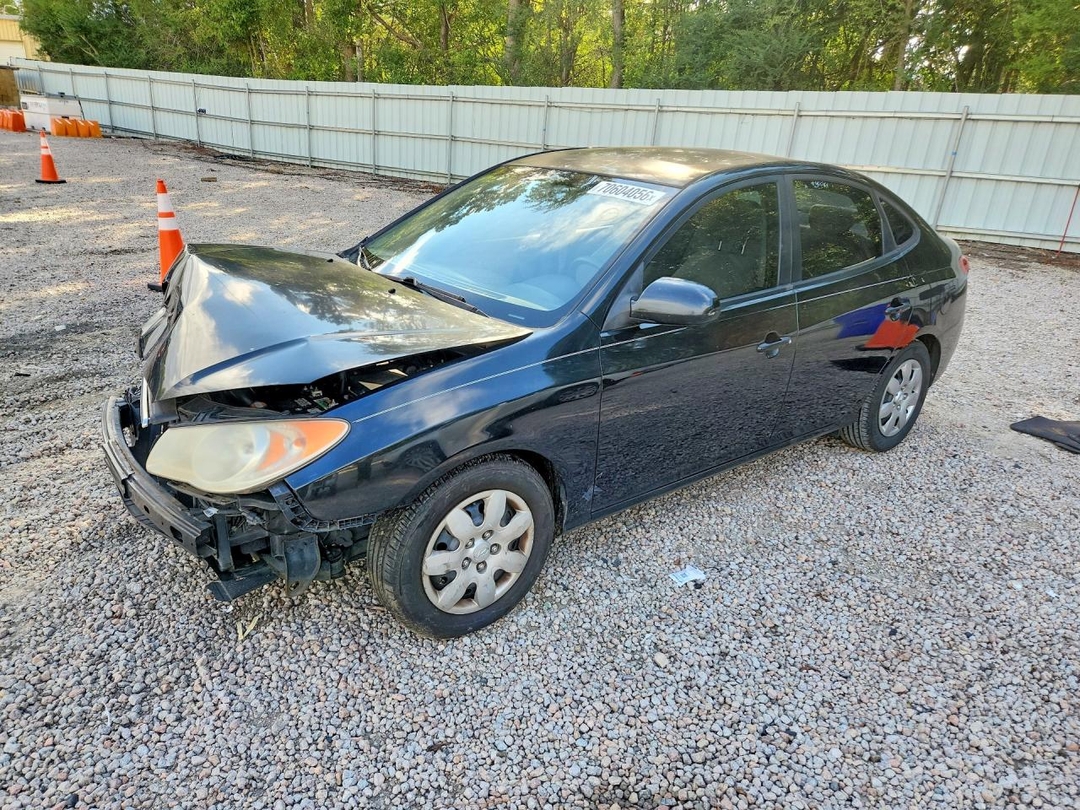 Vue de 2008 HYUNDAI ELANTRA GLS, angle 1