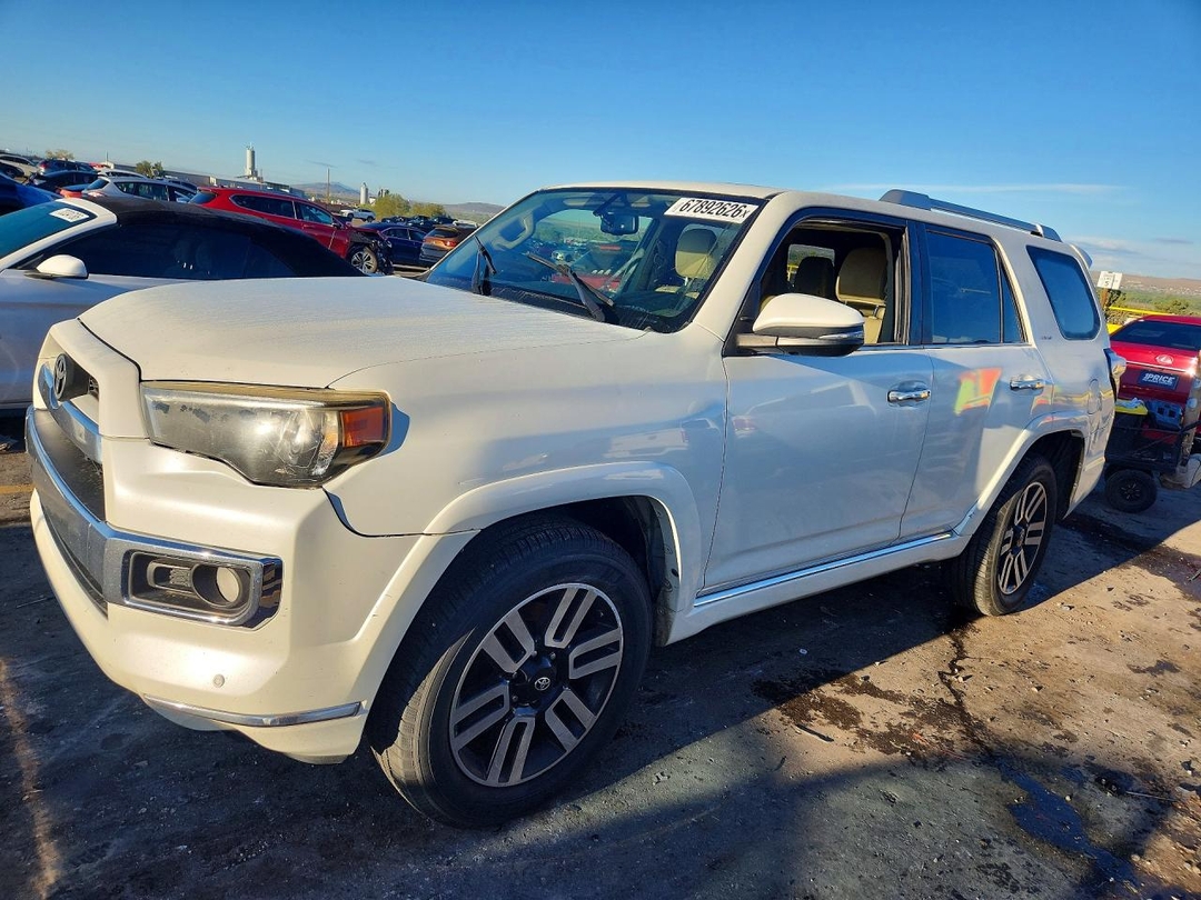 Vue de 2016 TOYOTA 4RUNNER LIMITED, angle 1